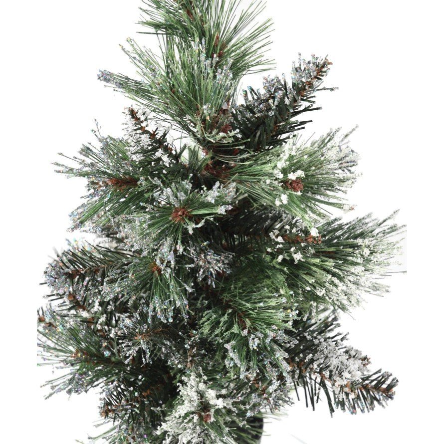 Sapin artificiel mini finley givre - Green Fire 57