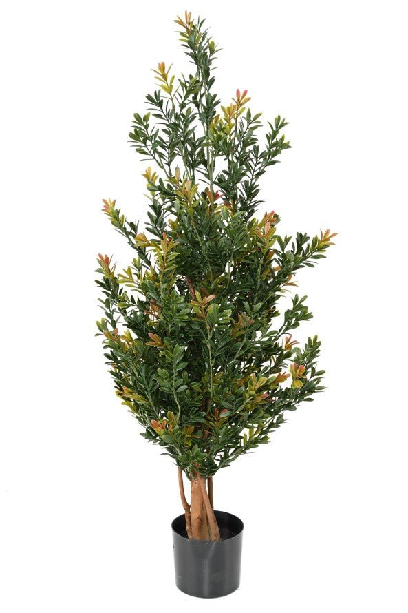 Buis artificiel Red Day buisson - TOPIAIRES UV RESISTANT - Green Fire 57