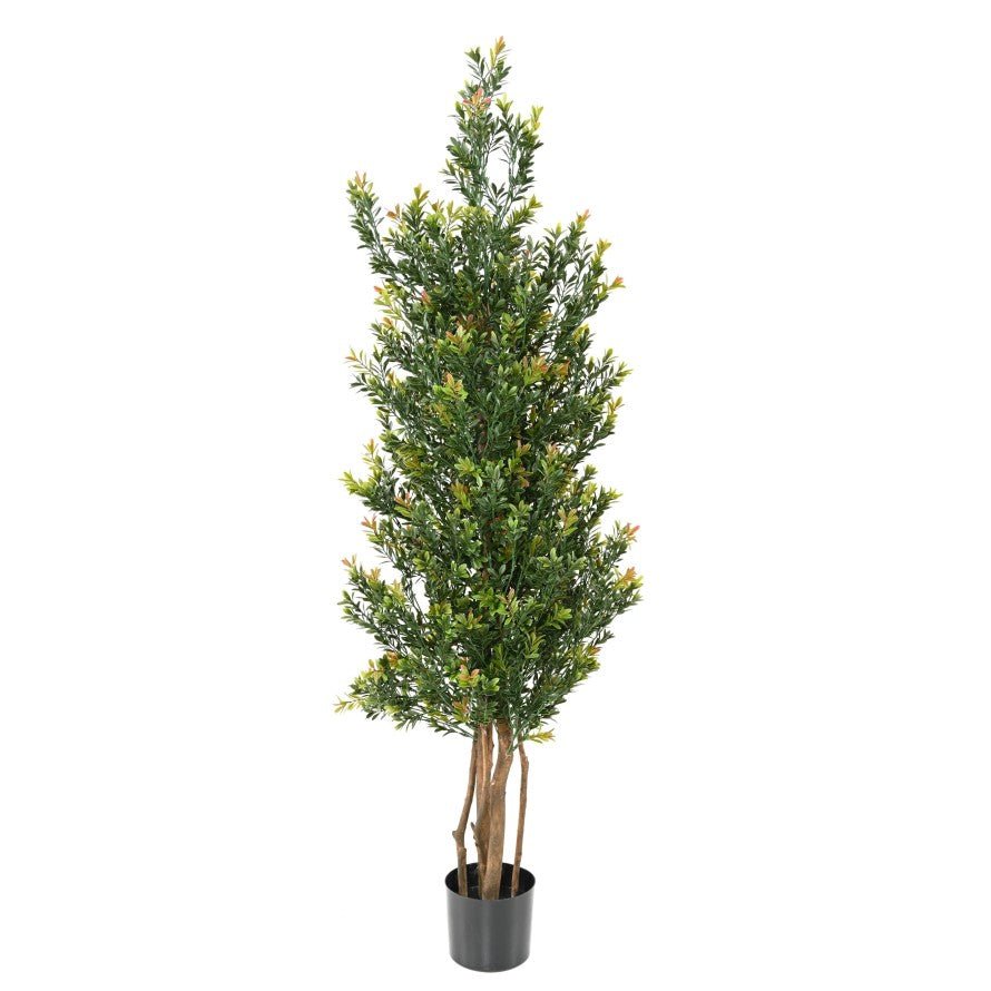 Buis artificiel Red Day buisson - TOPIAIRES UV RESISTANT - Green Fire 57