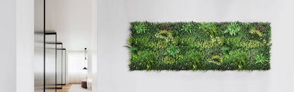 Mur végétal artificiel EMERALD GARDEN 1 m x 1 m LIVRAISON INCLUSE - Green Fire 57