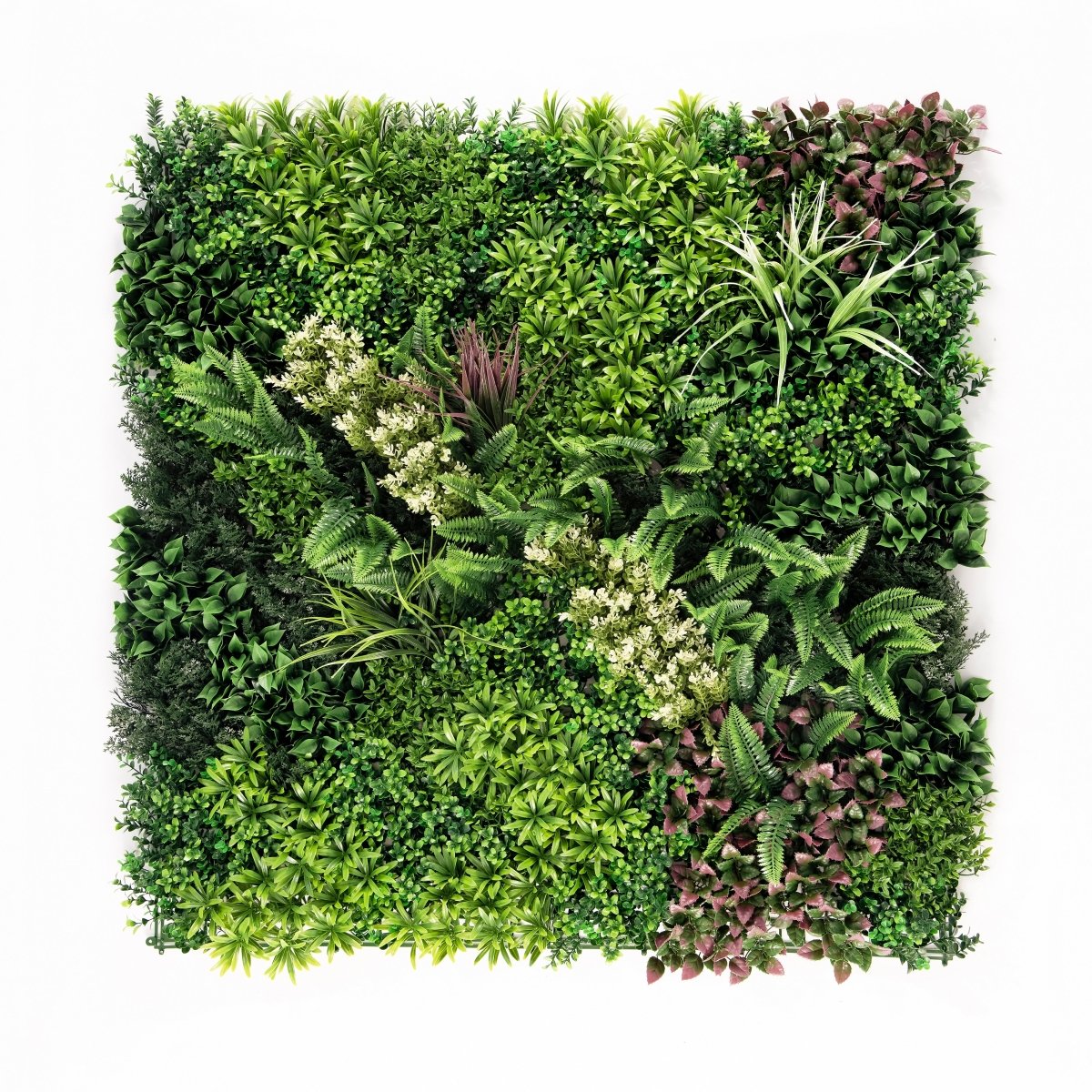 Mur végétal artificiel ROYAL BOTANICAL 1 m x 1 m LIVRAISON INCLUSE - Green Fire 57