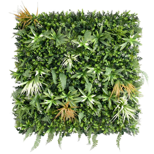 Mur végétal artificiel SAVANE 1 m x 1 m LIVRAISON INCLUSE - Green Fire 57