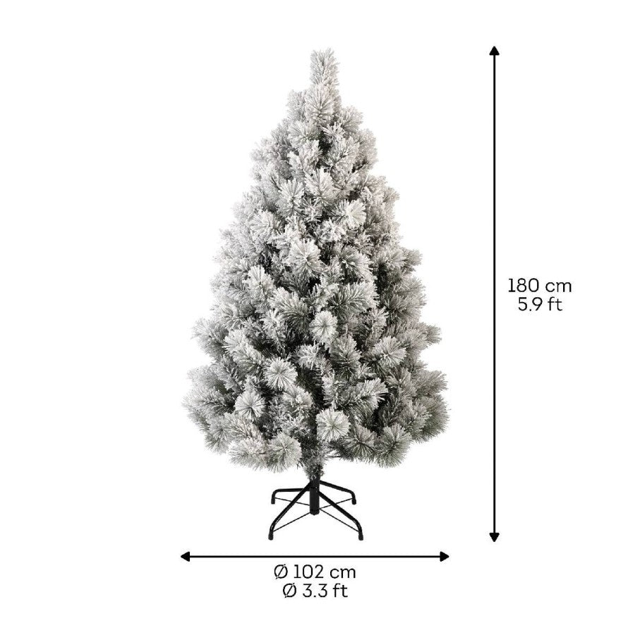 Sapin artificiel vancouver enneige - Green Fire 57